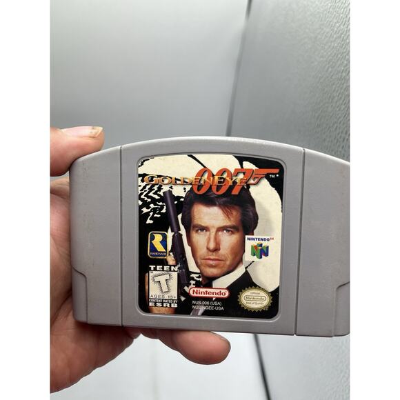 GoldenEye James Bond 007 (Nintendo 64, 1997) N64 - Cartridge Only - Tested - Picture 5 of 6